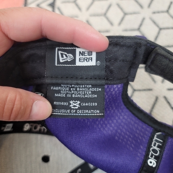 COLORADO ROCKIED GRAY BILL PURPLW MESH HAT W ADJUSTABLE CLOSURE, OSFM - Picture 10 of 10